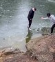 Helping a Friend Off an Icy Lake Fail