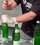 Breaking Water Bottles With Raw Hand
