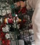 Fence Protects Christmas Tree From Curious Toddler