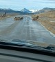 Elk Slip and Slide Across Icy Road