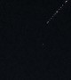 Telecommunications Satellites Spotted in the Night Sky