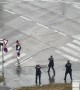 Apparent Standoff Between Police and Woman With Knife in Vienna, Austria