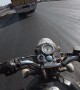 Biker Almost Crashed While Riding Beside a Truck