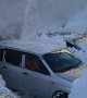 Cars Need to be Excavated after "Snow Apocalypse" in Kamchatka, Russia