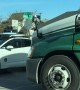 Waymo and 18 Wheeler Stand Off
