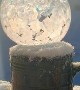 Soap Bubble Turns To Crystal Globe In Frigid Cold