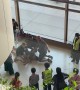 Man Passes Out at Cambodian Airport