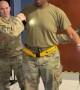 Military Man Calmly Takes Taser