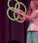 Eighth-Grader's Impressive Circus Ring Talent Show Act