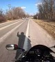 Motorcyclist Avoids Head-on Collision With Illegally Passing Car