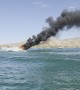 Boat Fire on Lake Havasu