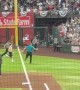 Running Fan Interrupts Arizona Baseball Game