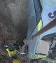 Dirt Bike Goes Over Cliff, Rider Does Not