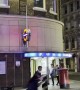 Lads Take a Spin on London Barrier