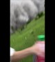 Joggers Encounter Thick Wall of Black Smoke