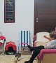 Cat Startles Grandma Who Startles Cat