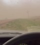 Driving Through a Dust Storm in Montana