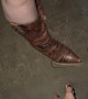 Fixing Cowboy Boots With Chewing Gum