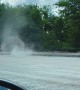 Powerful Dust Devil Spotted Beside Road