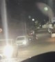Driver Spots Motorcycle Narrowly Avoiding Disaster