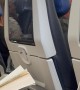 Rude Airline Passenger Slams Chair Against Neighbor's Knees