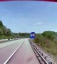 Car Swerves Into Left Lane and Causes a Rollover