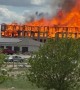 New Construction Burns Down in Massive Blaze