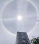 Rainbow Halo Surrounds Sun