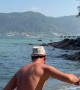 Elephant Tugs Man Out Of The Picture
