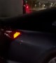 Close-Up Footage of a Train Colliding with a Semi-Truck