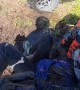 ATV Traps Riders After Flipping