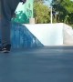 Skateboard Lands Between Legs During Trick