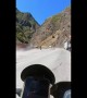 Motorcyclists Try to Pass When a Semi-Truck Comes Out of Nowhere