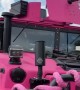 Pretty Pink Combat Humvee