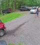 Delivery Driver Forgets to Put Car in Park