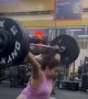 Woman Exercising Drops Weight Bar on Herself