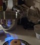 Flambe Disaster Sets Countertop on fire