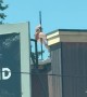 Rooftop Pole Dancing Practice
