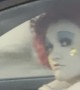 Driving Past Alice in Wonderland Characters