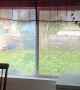 Large Hailstones Break Glass Window