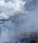 Lava Flow Meets the Ocean and Creates New Land