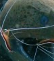 Huge Javanese Moray Eel Getting Cleaned by Two Very Brave Cleaning Shrimp