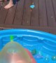 Water Balloon Fight with the Fam