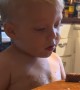 Little Boy Falls Asleep at the Table