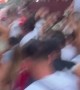 England Fans in NYC Celebrate Advancing to the Semifinals